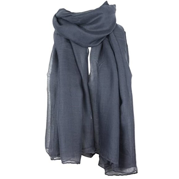 Nordstrom Accessories - NWT Gray Blue Shawl Slate Blue Shawl 70" x 42"